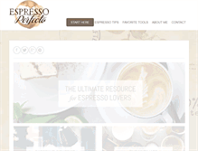 Tablet Screenshot of espressoperfecto.com